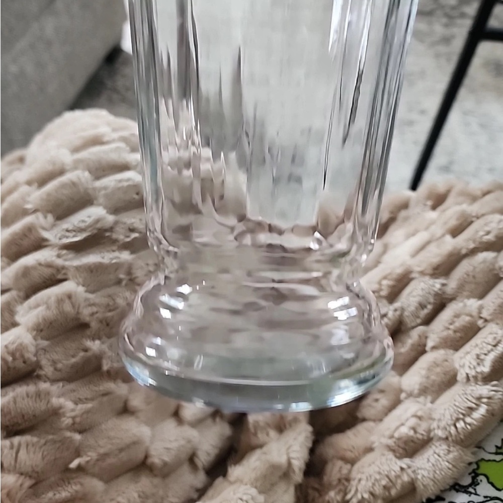 Elegant Clear Glass Vase